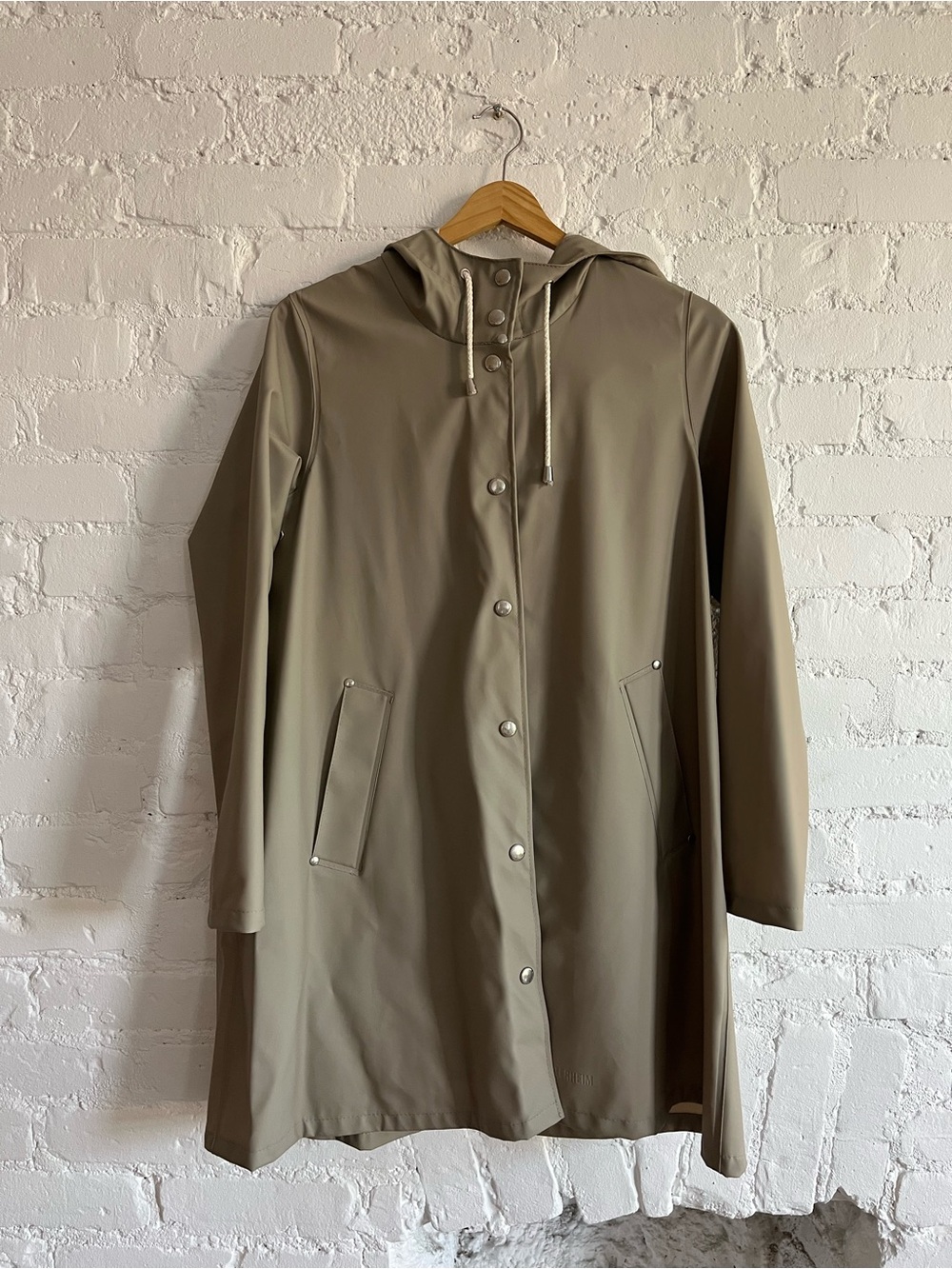 Stutterheim Hooded Trench Coat - Taupe